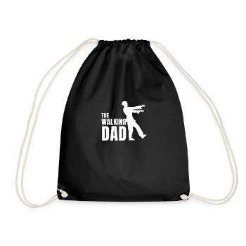 The walking dad papa zombie marcheur - Sac de sport léger - noir - Devant