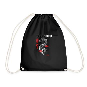 Chinese Fighting club - Turnbeutel - Schwarz - Vorne