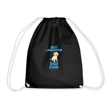 Meilleur Labrador Papa Cadeau fête des pères Labrador - Sac de sport léger - noir - Devant