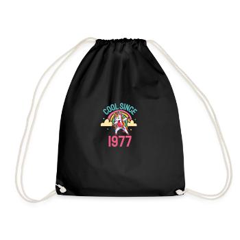Cool depuis 1977 Dabbing Unicorn 45e anniversaire - Sac de sport léger - noir - Devant