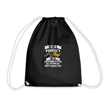 Saxophone Jazz Musique Drôle Cadeau Saxophoniste - Sac de sport léger - noir - Devant