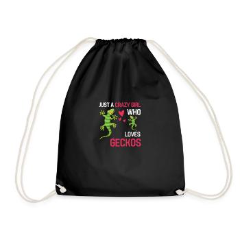 Lézards Amoureux des animaux Fille Cadeau Gecko - Sac de sport léger - noir - Devant