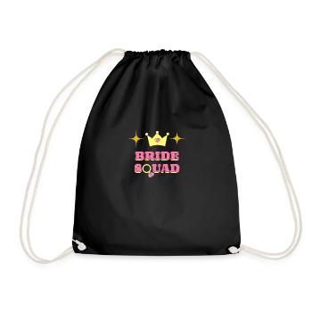 Bride Squad - Turnbeutel - Schwarz - Vorne