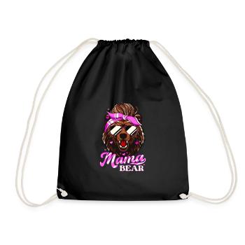 Mama Bear - Sunglasses - Drawstring Bag - black - Front