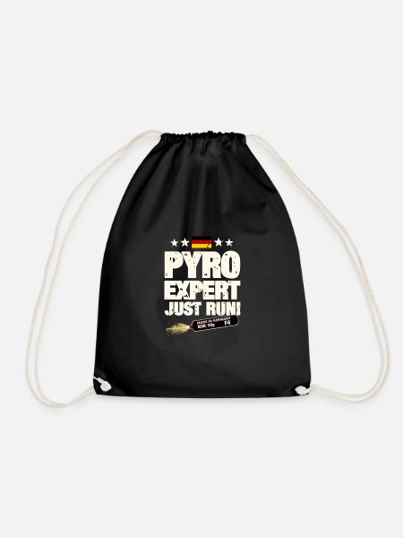 Pyro Pyrotechnik - Turnbeutel - Schwarz