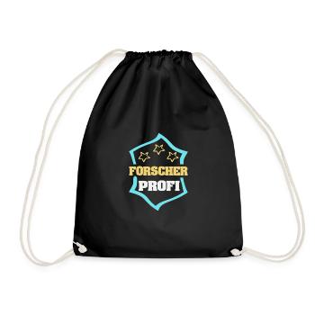 Profession Researcher - Drawstring Bag - black - Front
