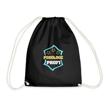 Profession: Podiatrist - Drawstring Bag - black - Front