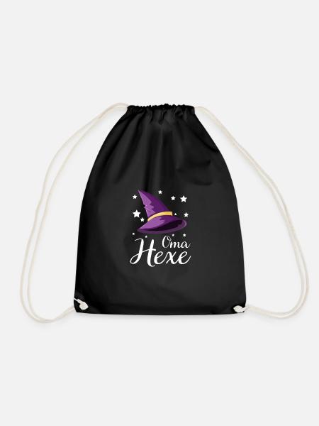 Oma Hexe Geschenk Familie - Turnbeutel - Schwarz