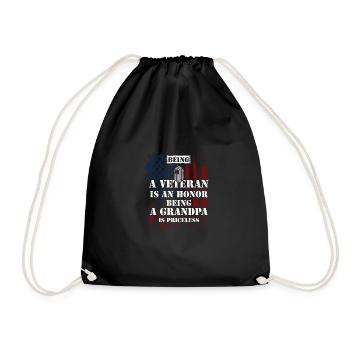 Être un vétéran est une jambe d’honneur... - Sac de sport léger - noir - Devant