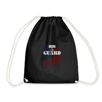 National Guard - Veteran - Drawstring Bag - black - Front