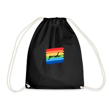 Rainbow Pride 2 - Turnbeutel - Schwarz - Vorne