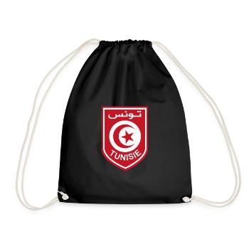 Tunisian flag - Drawstring Bag - black - Front