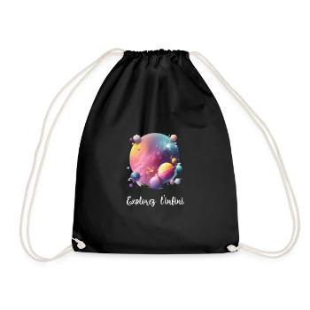 Explorez l infini - Sac de sport léger - noir - Devant