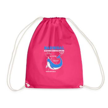 Wissenschaftliche Darstellung Meeresbiologe Gesche - Turnbeutel - Fuchsia - Vorne