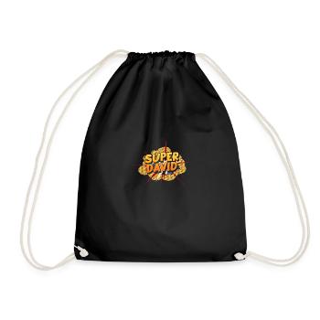 David - Drawstring Bag - black - Front