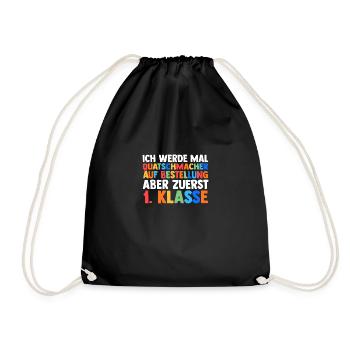 Garderie Sortants Première Primaire Inscription Écolier - Sac de sport léger - noir - Devant
