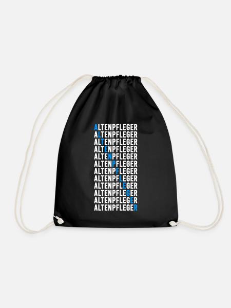 Altenpfleger - Turnbeutel - Schwarz