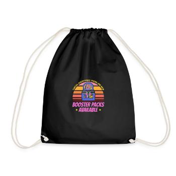 Trading Card Playing Card Card Game Gift - Drawstring Bag - black - Front