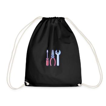 Tool - Drawstring Bag - black - Front