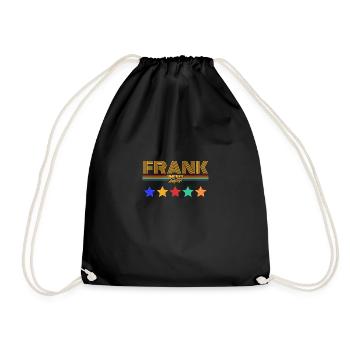 Frank - Turnbeutel - Schwarz - Vorne