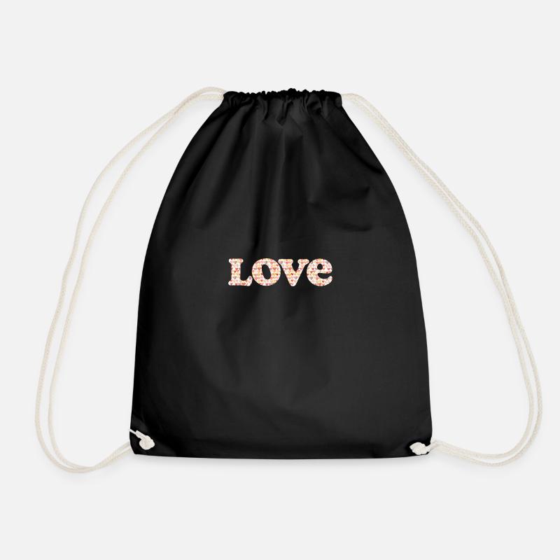 LOVE - Turnbeutel - Schwarz