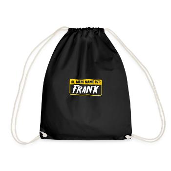 Frank - Drawstring Bag - black - Front