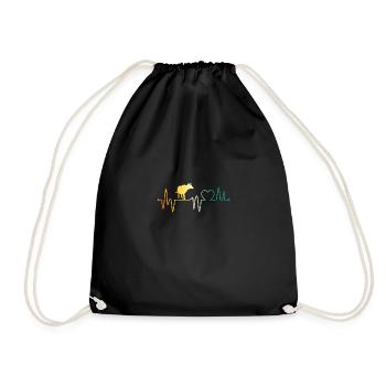 Boeuf Buffalo Heartbeat Oxen - Sac de sport léger - noir - Devant