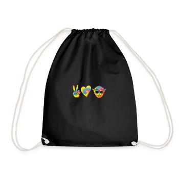 Shepherd Sheep - Drawstring Bag - black - Front