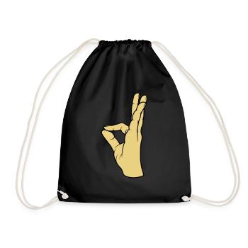 Parfait geste de la main très savoureux - Sac de sport léger - noir - Devant