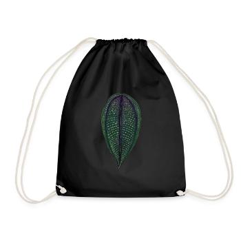Miconia - Drawstring Bag - black - Front