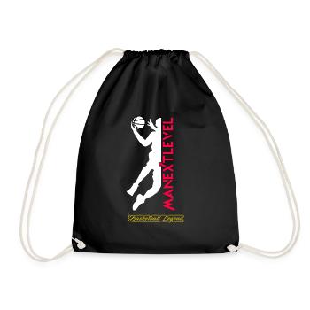 Basketball Legend - Turnbeutel - Schwarz - Vorne