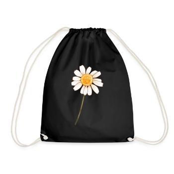 Marguerite - Kollektion - Turnbeutel - Schwarz - Vorne