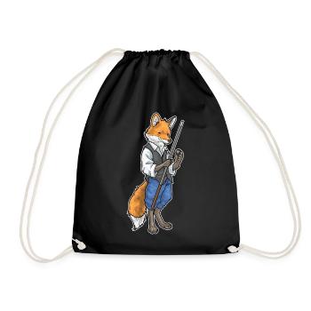 Fuchs Billiard Queue Sport - Turnbeutel - Schwarz - Vorne