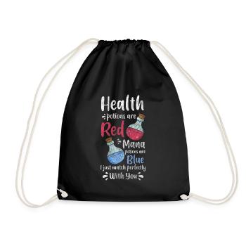 Potion Naturopath Natural - Drawstring Bag - black - Front