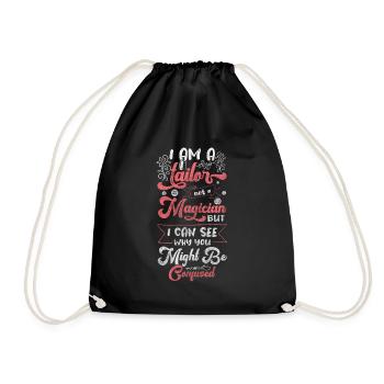 Vêtements, Profession, Couture, Crochet - Sac de sport léger - noir - Devant