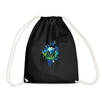Blob d'encre couleur - Design Premium - Sac de sport léger - noir - Devant