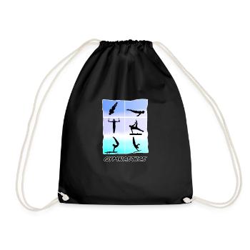 Gymnastique, gymnastique - gymnastique masculine - Sac de sport léger - noir - Devant