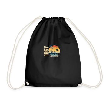 Birthday Limited Edition 1967 - Drawstring Bag - black - Front