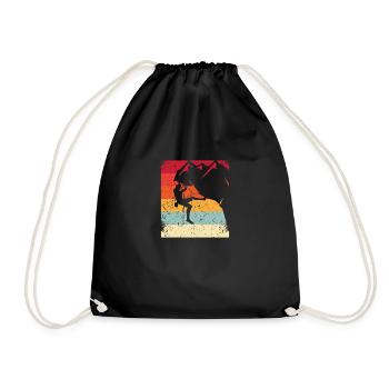 Bouldering Mountaineering Free Climbing Climbing - Drawstring Bag - black - Front
