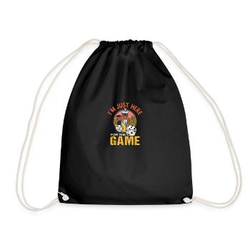 Gambling Glückspiel Kasino Vintage Gambler Sprüche - Turnbeutel - Schwarz - Vorne