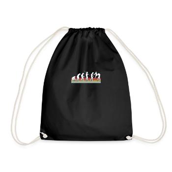 MMA Martial Arts Fighting Fighter - Turnbeutel - Schwarz - Vorne