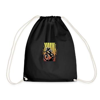 MTB MOUNTAINBIKER MOUNTAIN BIKE - Drawstring Bag - black - Front