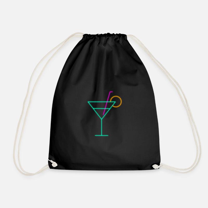 Néon cocktail - Sac de sport léger - noir