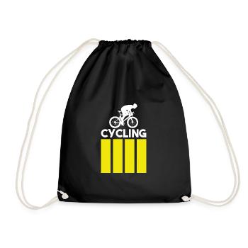 Cycling - Modern - Turnbeutel - Schwarz - Vorne
