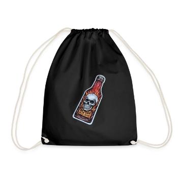 Devil's Chili Sauce - Drawstring Bag - black - Front