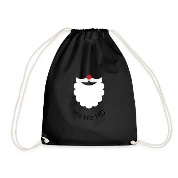 Ho Ho HO - Turnbeutel - Schwarz - Vorne