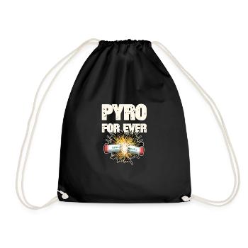 Pyro For Ever Firecracker - Drawstring Bag - black - Front