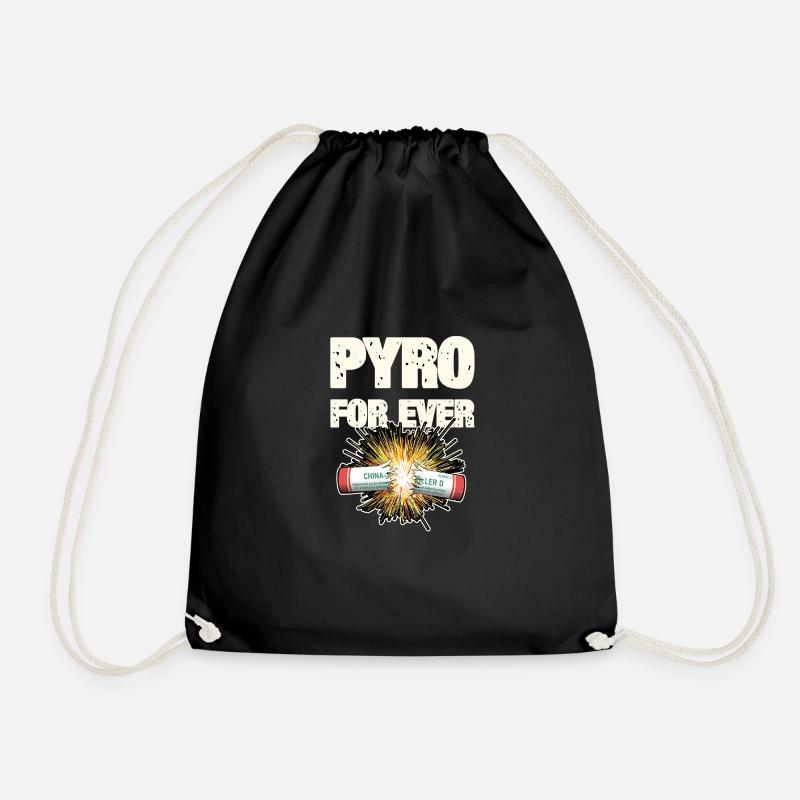 Pyro For Ever Firecracker - Turnbeutel - Schwarz