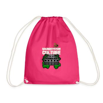 Soundsystem Culture - Turnbeutel - Fuchsia - Vorne