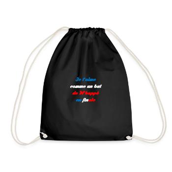 AMOUR français - Sac de sport léger - noir - Devant